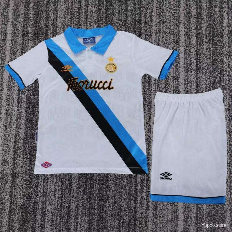 Equipamento Criança Retro Inter de Milão Alternativo 94/95