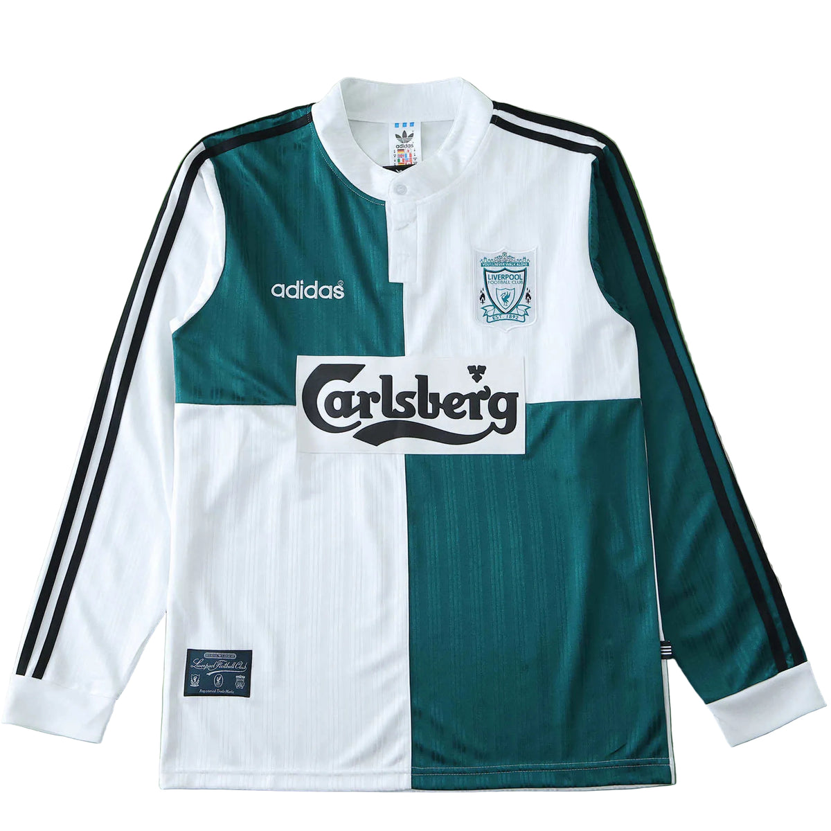 Camisola Retro Liverpool FC Alternativa 95/96 Manga Comprida
