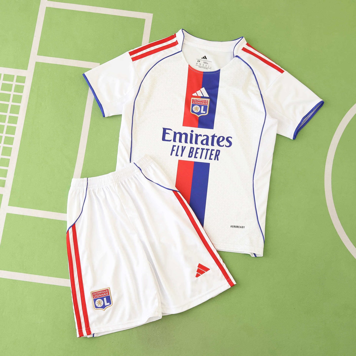 Equipamento Criança Olympique Lyonnais Principal 25/26