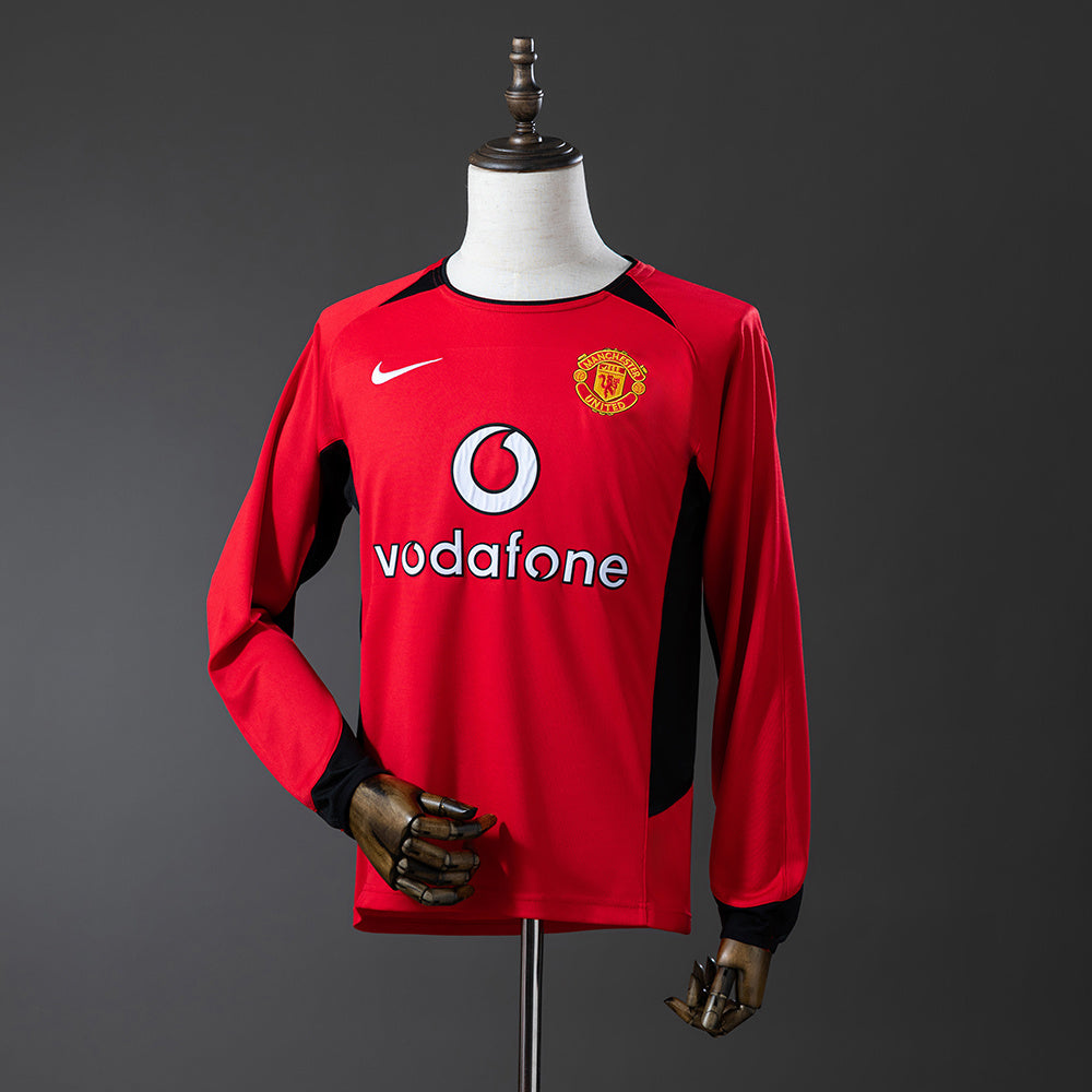 Camisola Retro Manchester United F.C. 02/03 Manga Comprida
