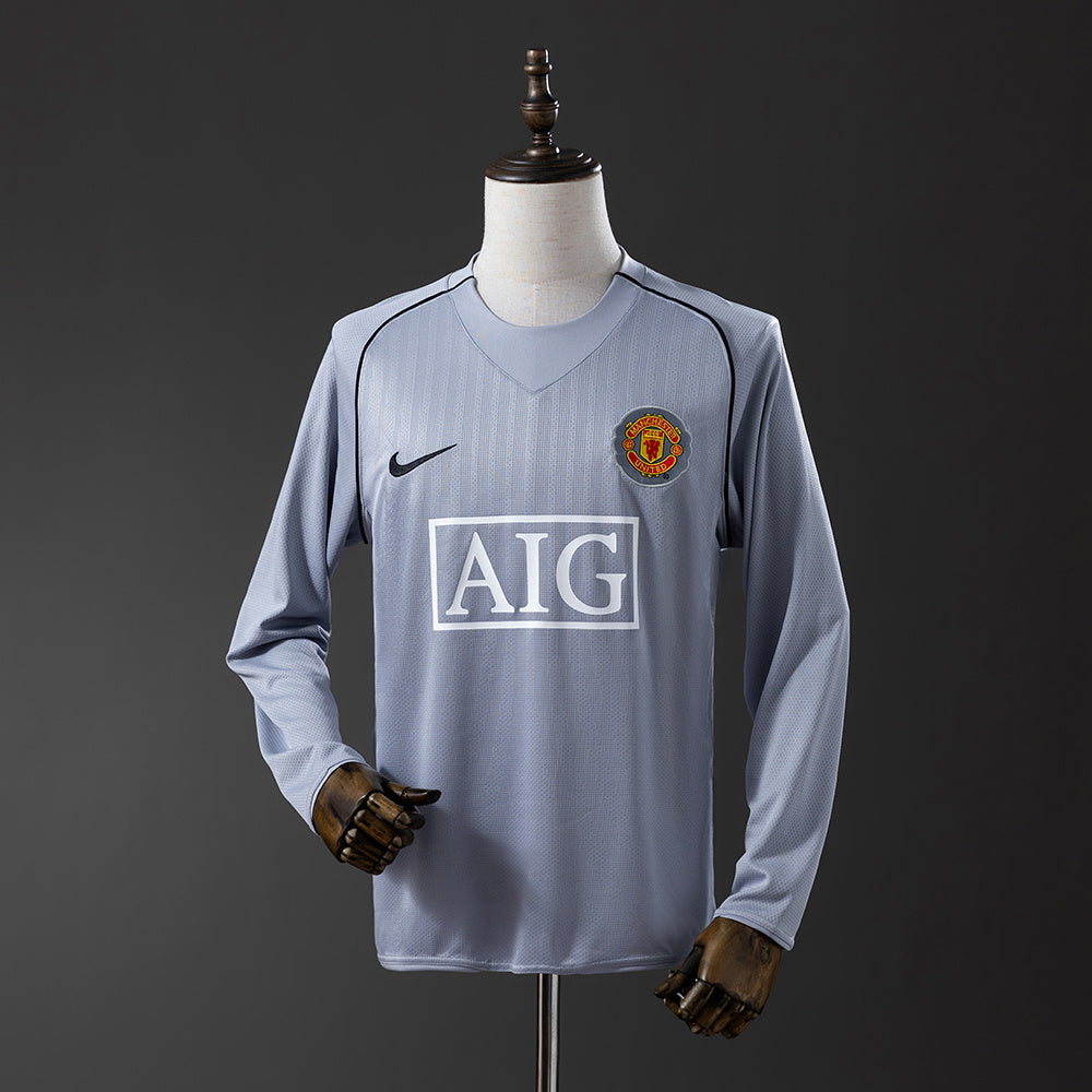 Camisola Retro Manchester United F.C. Guarda-Redes 07/08 Manga Comprida