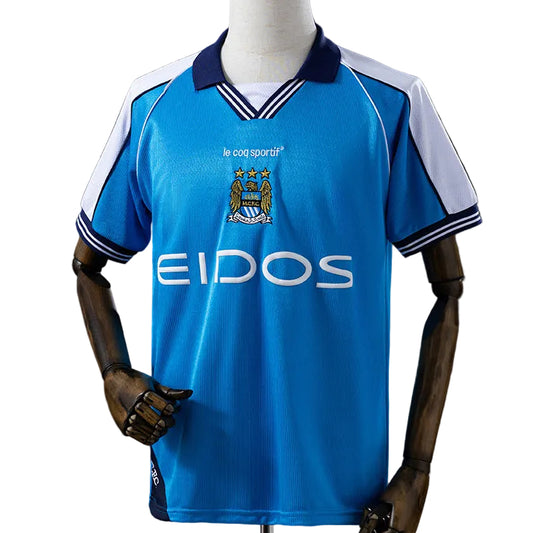 Camisola Retro Manchester City FC Principal 99/01