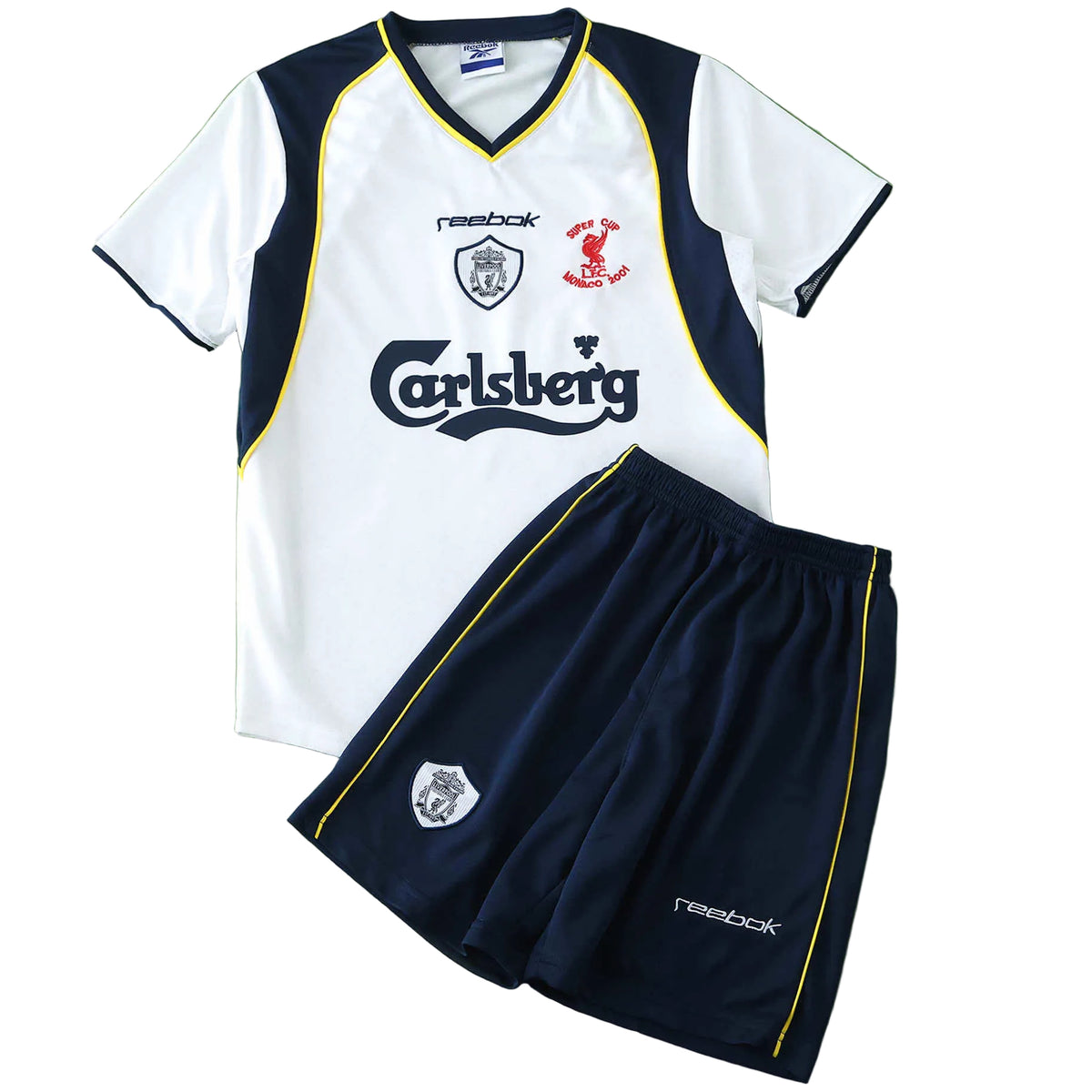 Equipamento Criança Retro Liverpool FC Alternativo 01/02