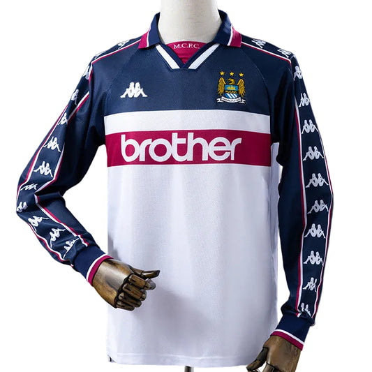 Camisola Retro Manchester City FC 97/98 Manga Comprida
