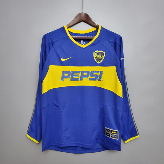 Boca Juniors Retro Principal 2003/04 Manga Comprida
