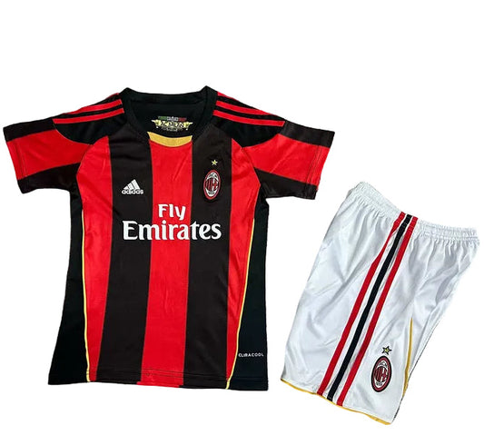 Equipamento Criança Retro AC Milan Principal 10/11