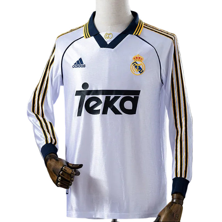 Camisola Retro Real Madrid CF Principal 99/00 Manga Comprida