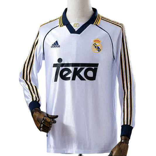 Camisola Retro Real Madrid CF Principal 99/00 Manga Comprida