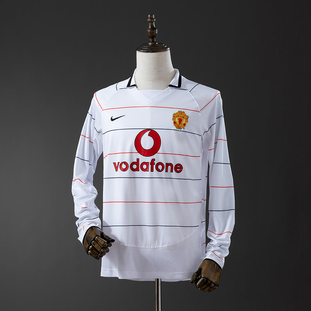 Camisola Retro Manchester United F.C. Alternativa 04/06 Manga Comprida