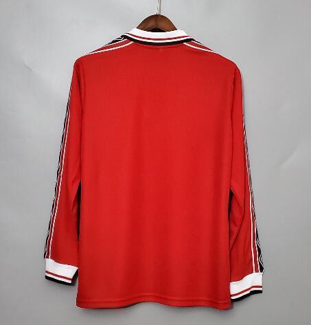 Camisola Retro Manchester United 98/99 Manga Comprida