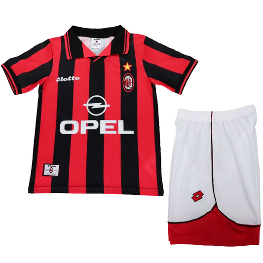 Equipamento Criança Retro AC Milan Principal 97/98