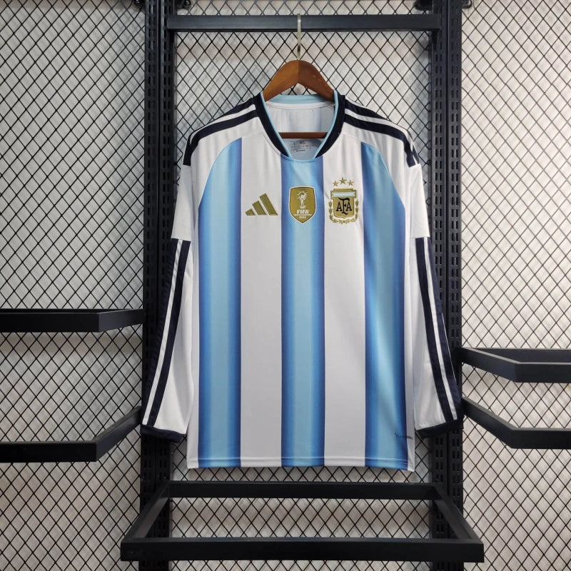 Camisola Argentina Principal 2026 Manga Comprida