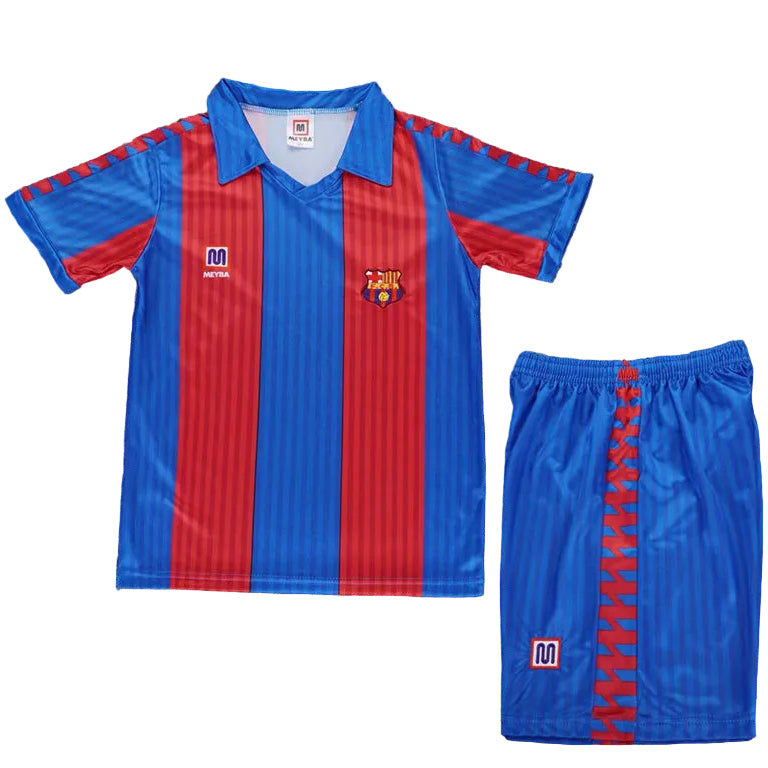 Equipamento Criança Retro FC Barcelona Principal 90/91