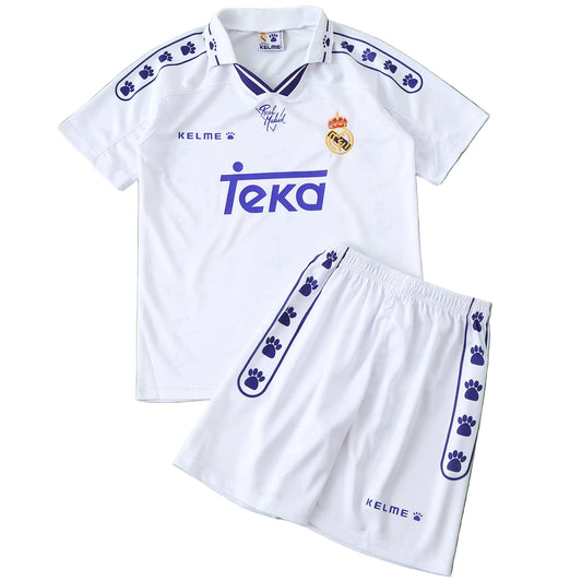 Equipamento Criança Retro Real Madrid CF Principal 95/96