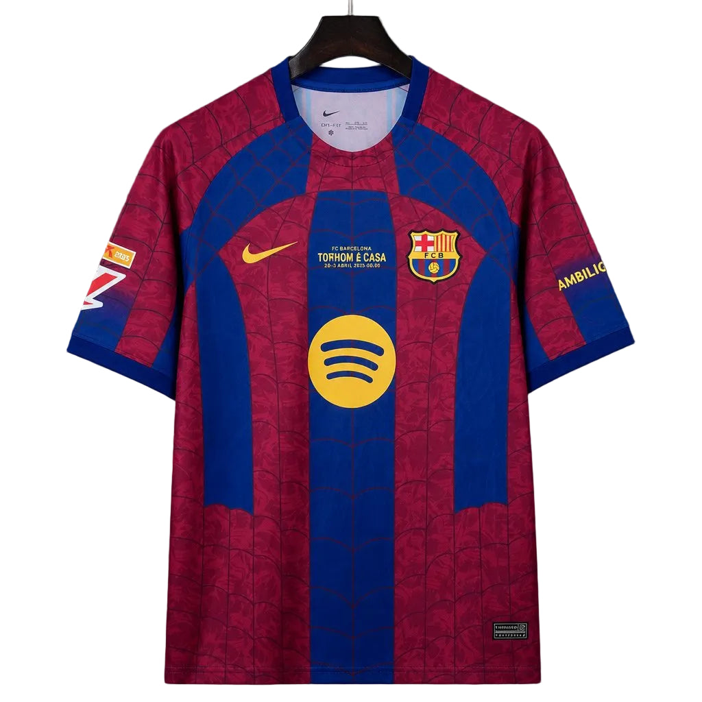 Camisola FC Barcelona x Spider Man 26/27