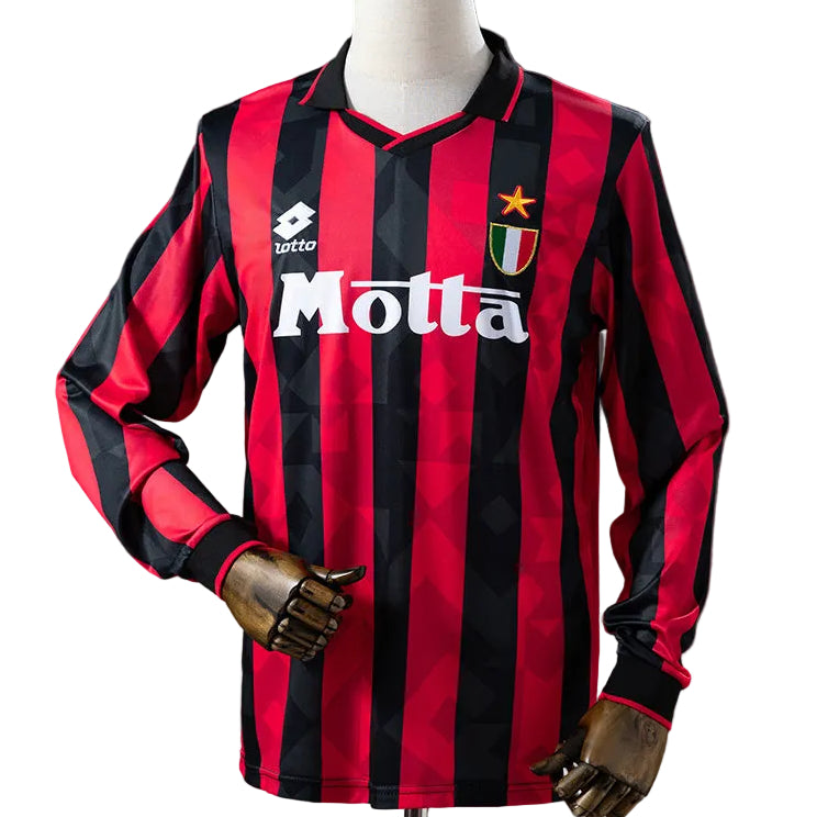 Camisola Retro AC Milan Principal 93/94 Manga Comprida