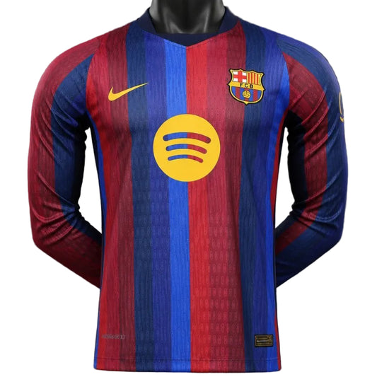 Camisola FC Barcelona Principal 26/27 Manga Comprida - Versão Jogador