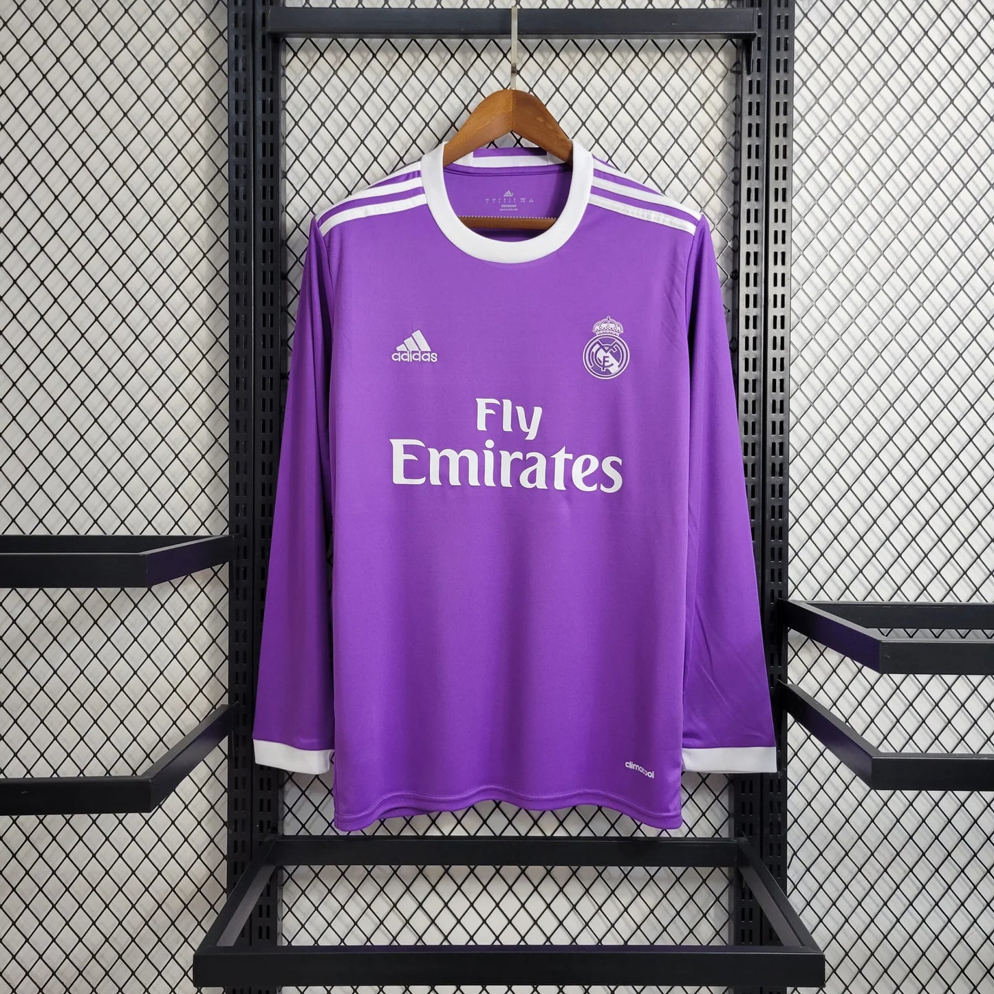 Retro Real Madrid Alternativa 2016/17 Manga Comprida