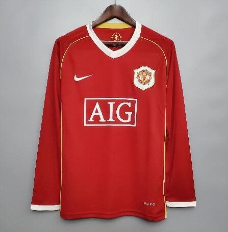 Retro Manchester United 06/07 Manga Comprida