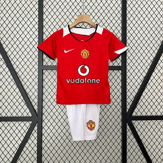 Equipamento Criança Retro Manchester United F.C. Principal 05/06
