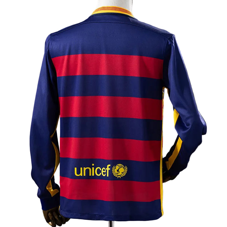 Camisola Retro FC Barcelona Principal 15/16 Manga Comprida