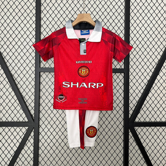 Equipamento Criança Retro Manchester United F.C. Principal 96/97