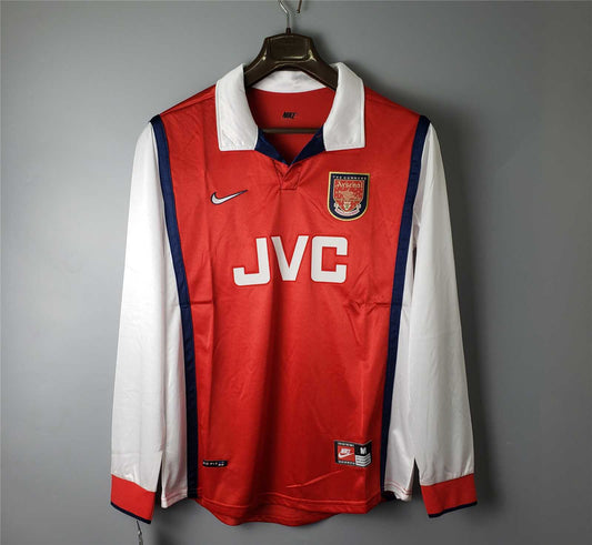 Camisola Retro Arsenal F.C. Principal 98/99 Manga Comprida