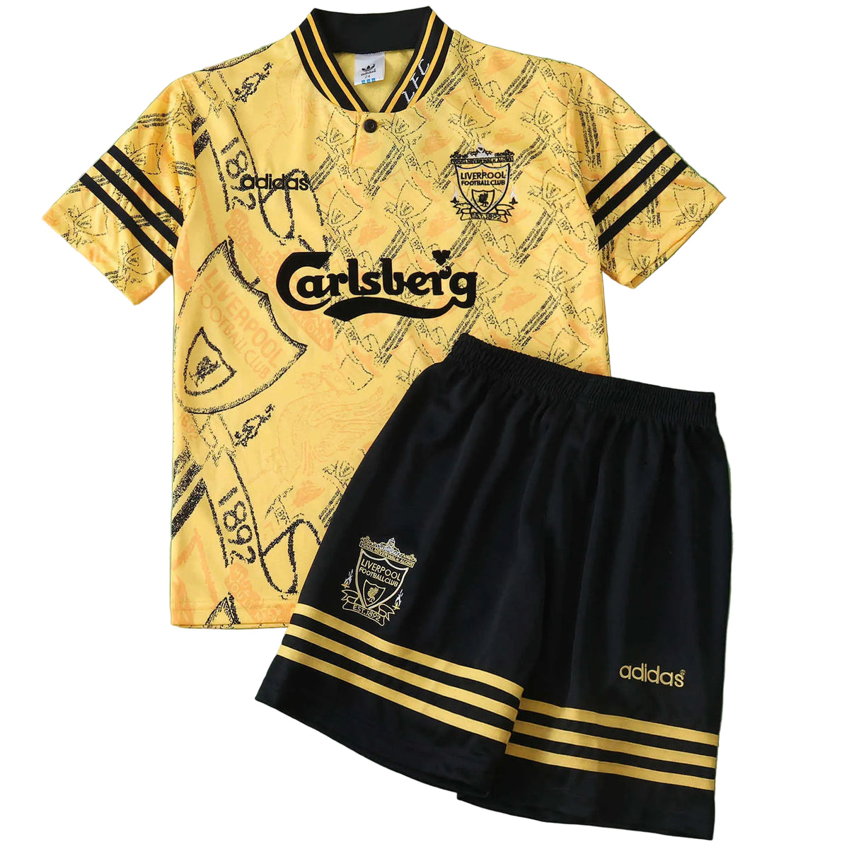 Equipamento Criança Retro Liverpool FC Terceiro 95/96