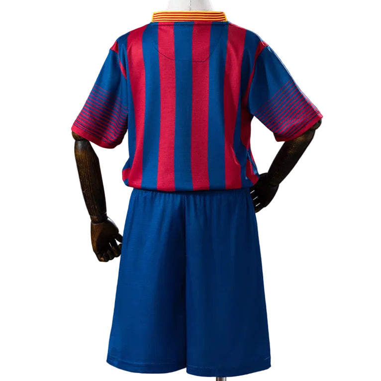 Equipamento Criança Retro FC Barcelona Principal 13/14