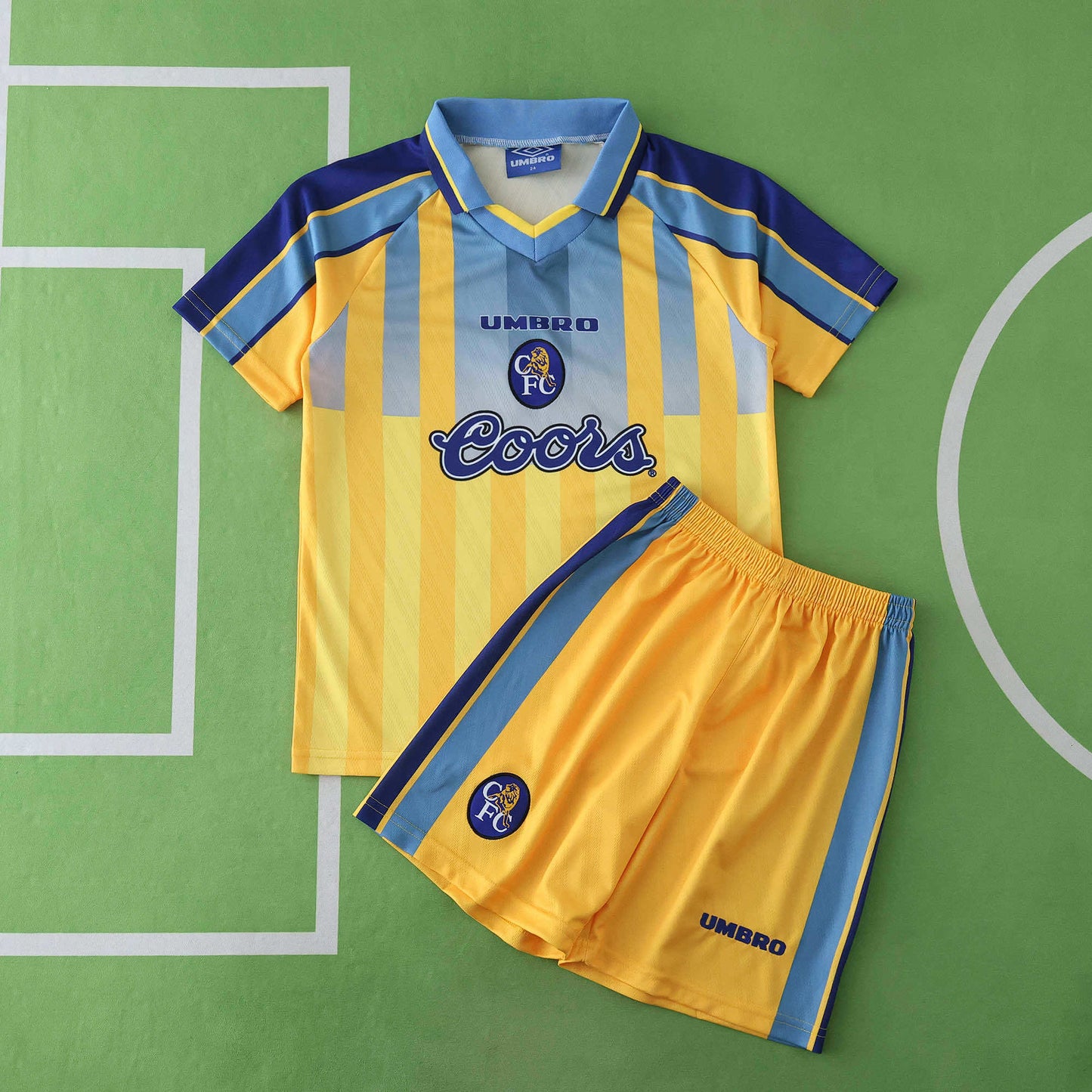 Equipamento Criança Retro Chelsea FC Alternativa 96/97
