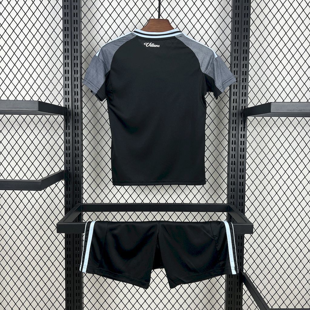 Equipamento Criança Aston Villa Alternativo 25/26