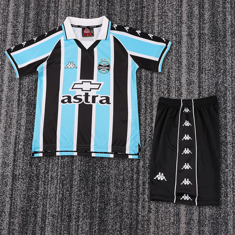 Retro Grêmio Equipamento Criança Principal 2000