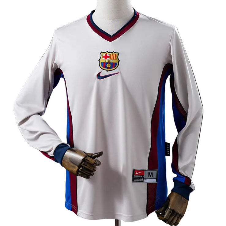 Camisola Retro FC Barcelona Alternativa 98/99 Manga Comprida