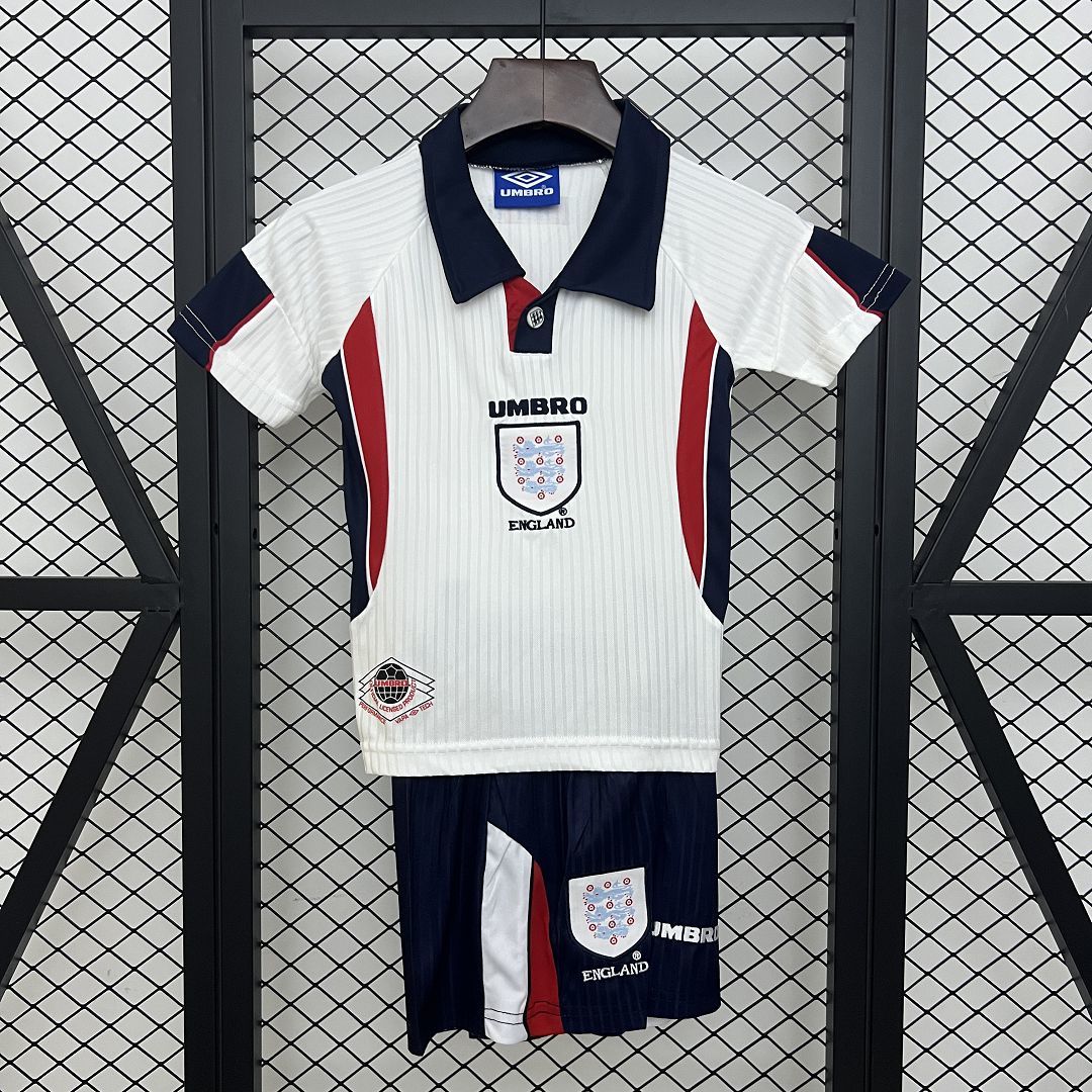Retro Inglaterra Equipamento Criança Principal 1998