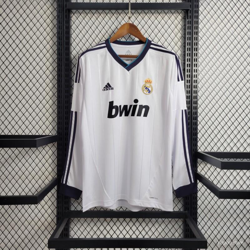 Retro Real Madrid Principal 2012/13 Manga Comprida