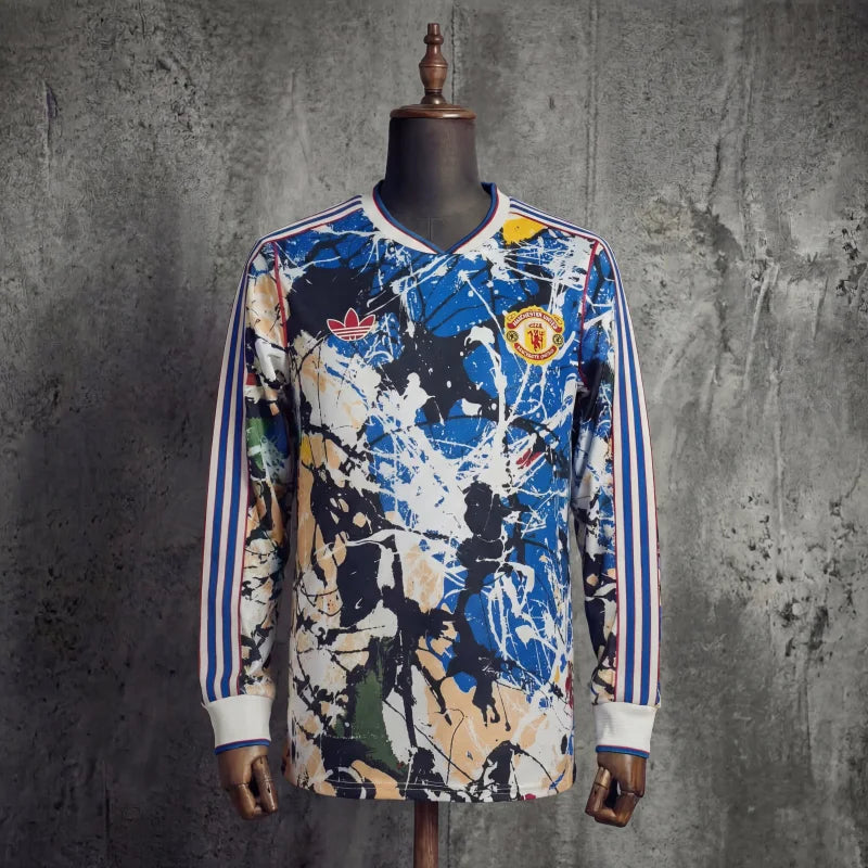 Camisola Manchester United F.C. Stone Roses 2026 - Manga Comprida