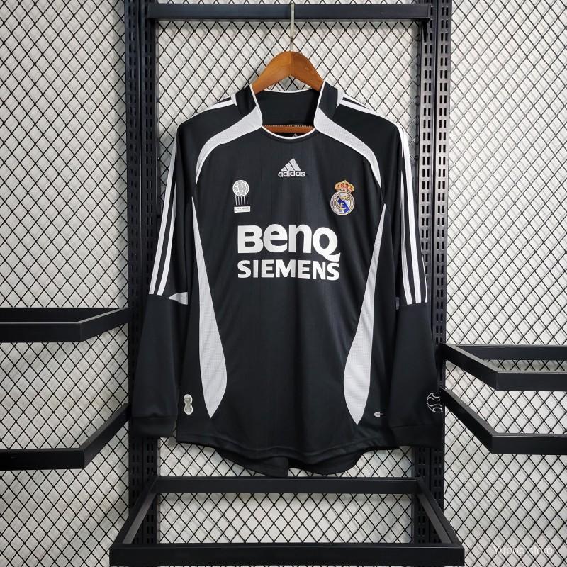 Retro Real Madrid Alternativa 2006/07 Manga Comprida