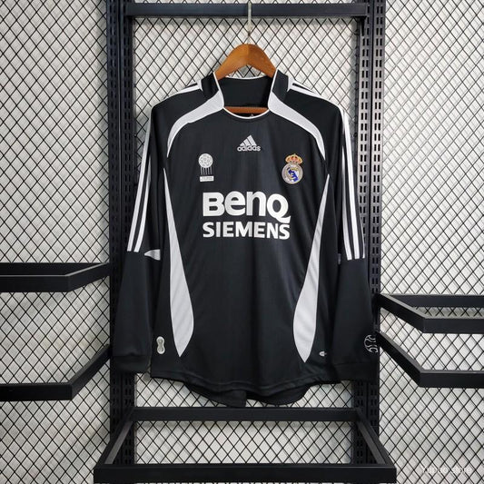 Retro Real Madrid Alternativa 2006/07 Manga Comprida
