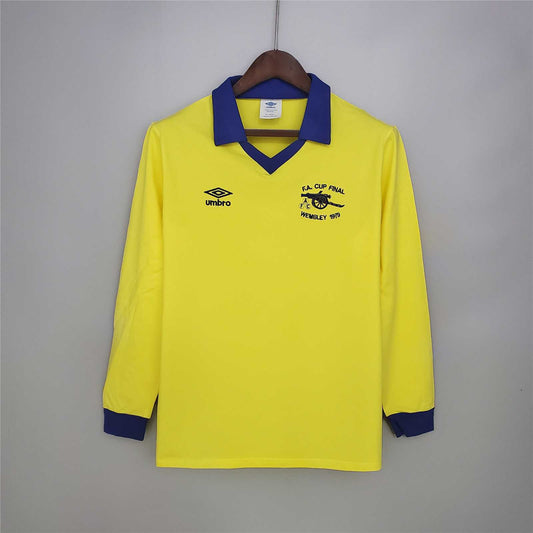 Camisola Retro Arsenal F.C. Alternativa 1979 Manga Comprida