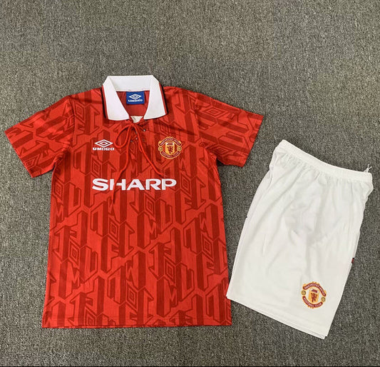 Equipamento Criança Retro Manchester United F.C. Principal 93/94