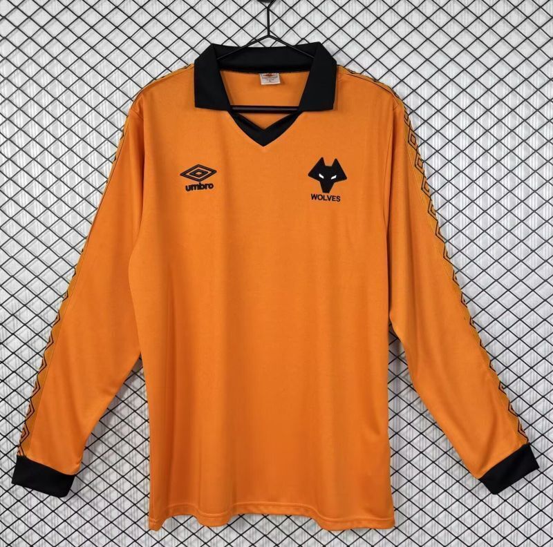 Retro Wolverhampton 80/81 Manga Comprida