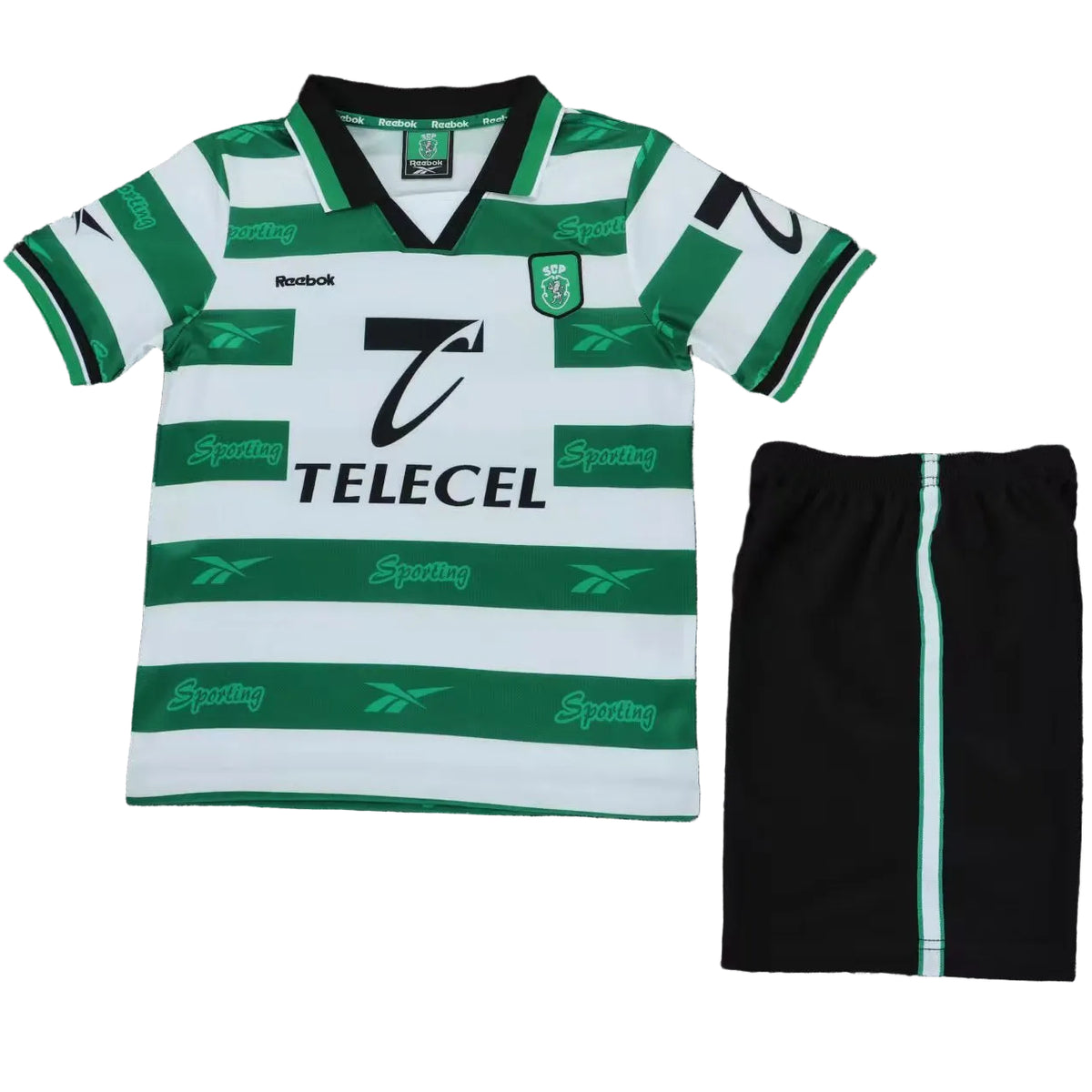 Equipamento Criança Retro Sporting CP Principal 99/00