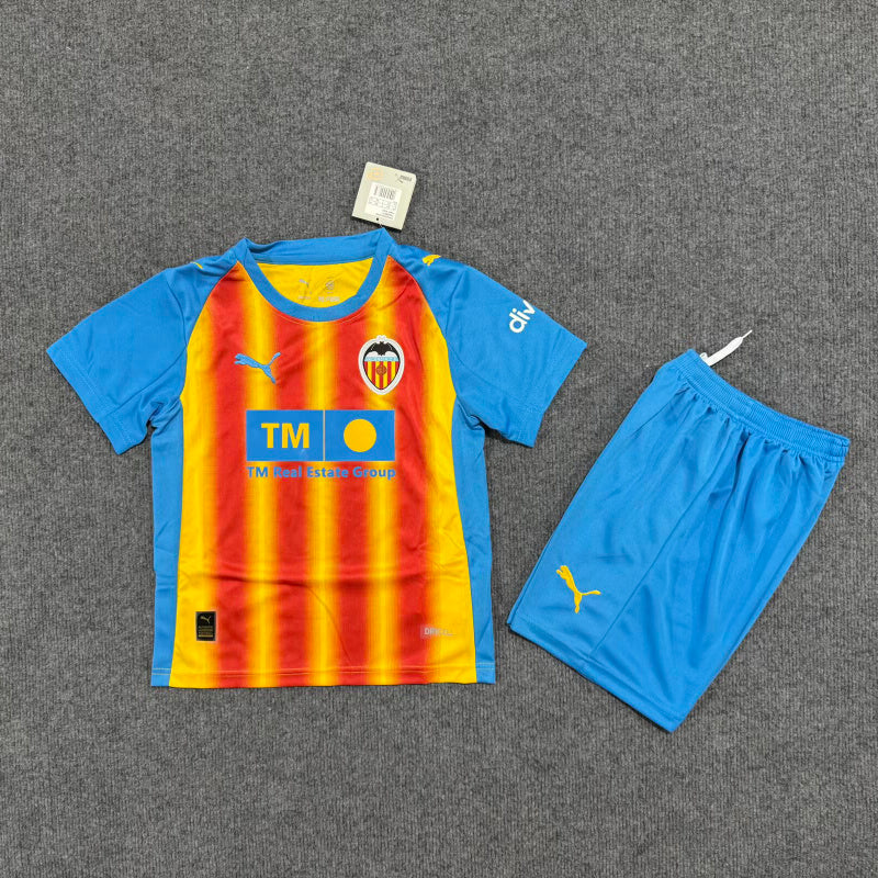 Equipamento Criança Valência Terceiro 2025/26