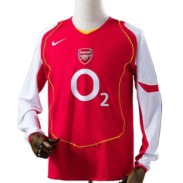 Camisola Retro Arsenal FC Principal 04/05 Manga Comprida