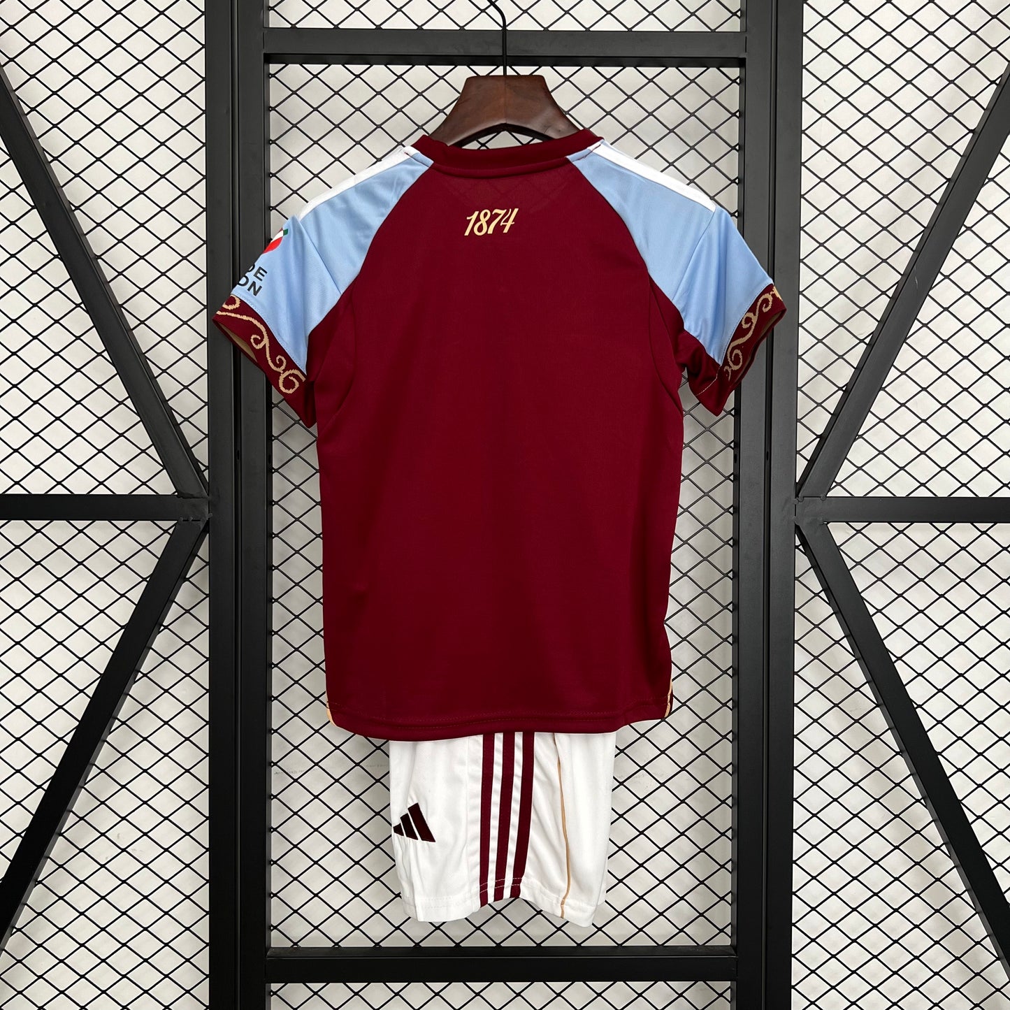 Equipamento Criança Aston Villa Principal 25/26