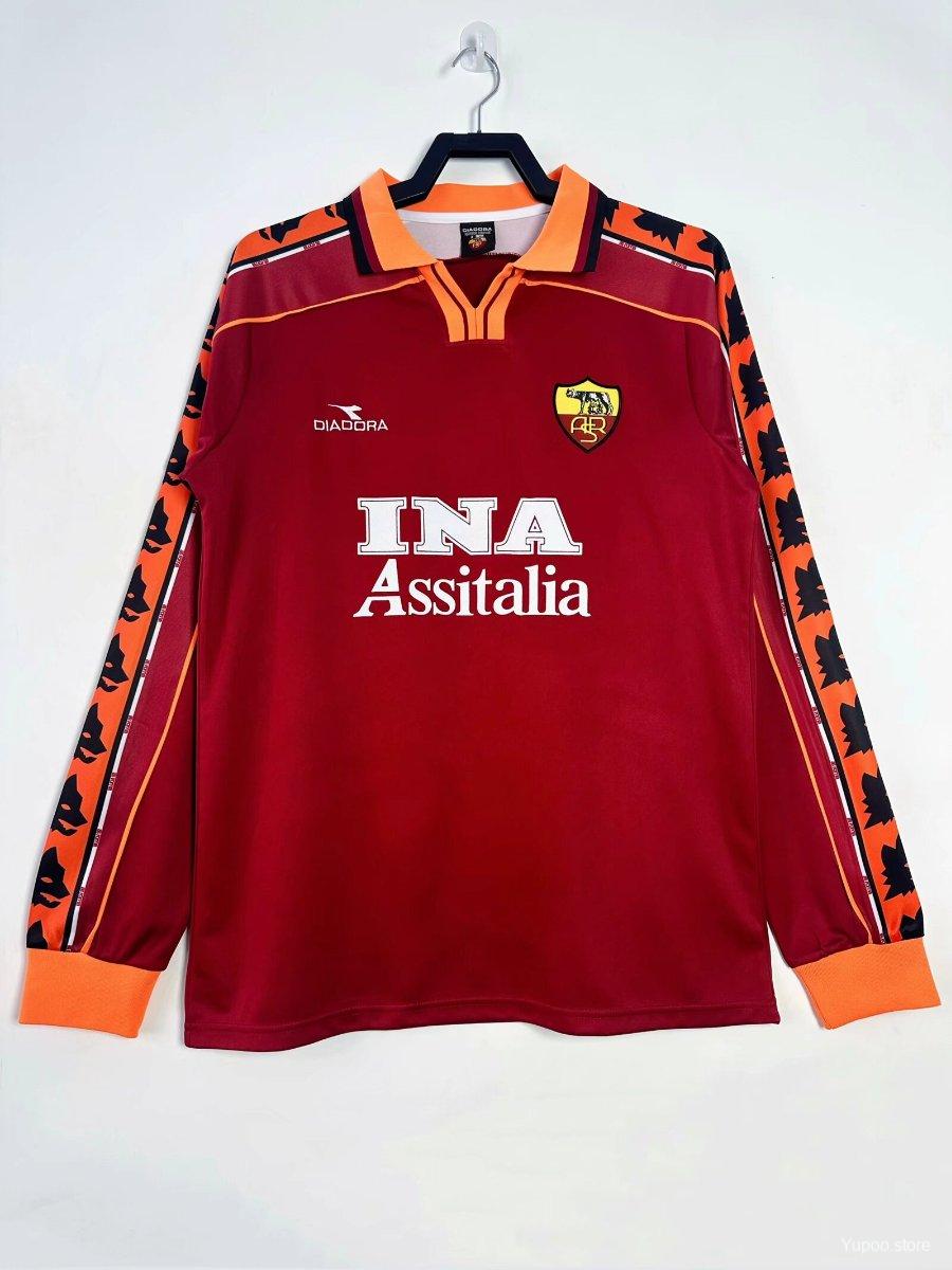 Retro Roma Principal 98/99 Manga Comprida
