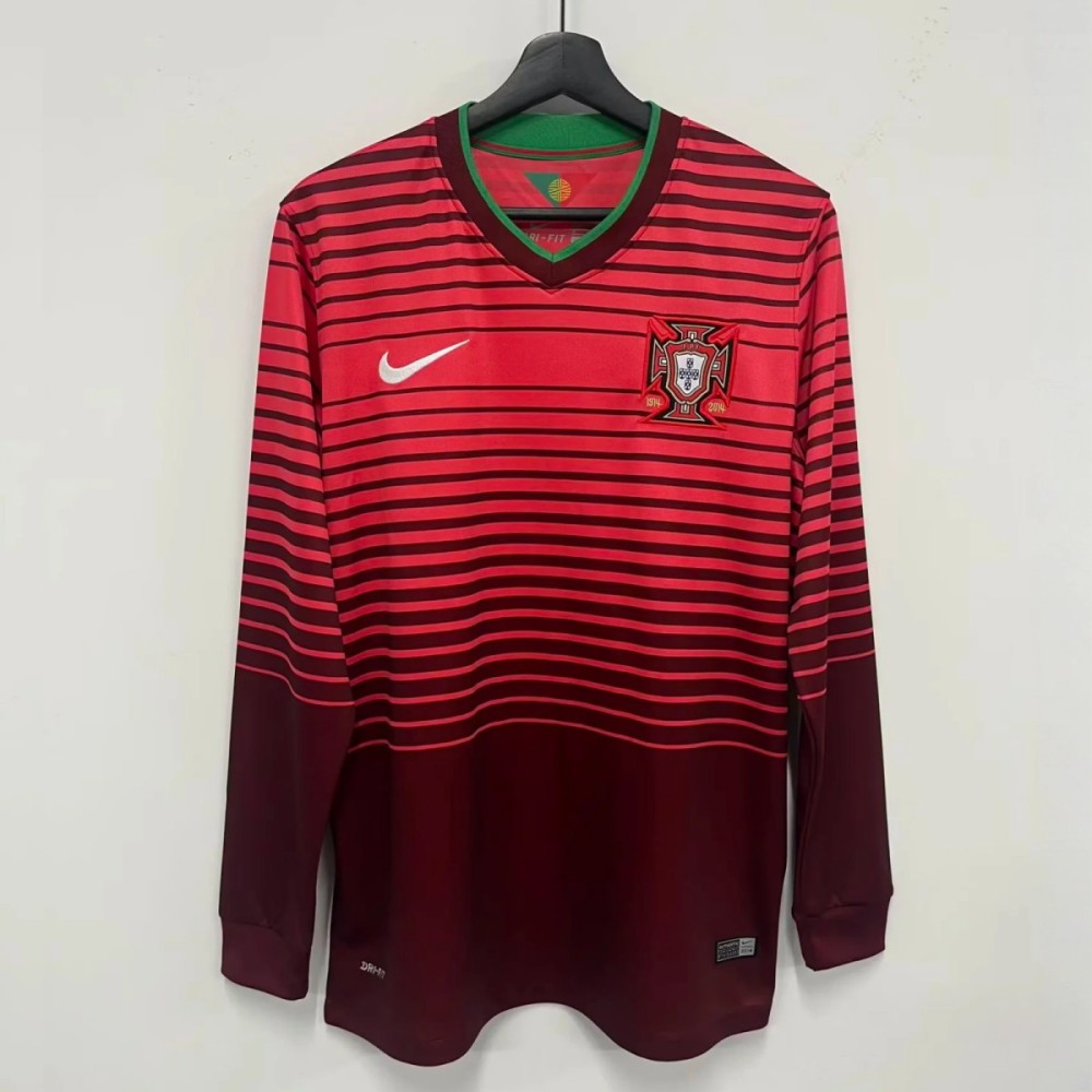 Camisola Retro Portugal Principal 2014 Manga Comprida