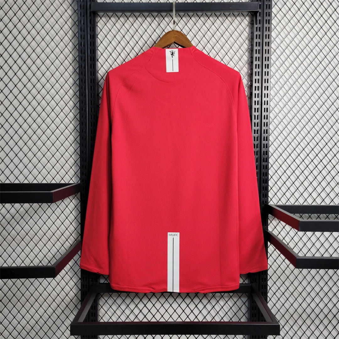 Camisola Retro Manchester United F.C. 07/08 Manga Comprida