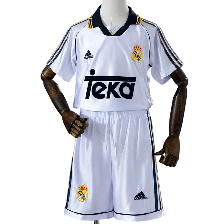 Equipamento Criança Retro Real Madrid CF Principal 99/00