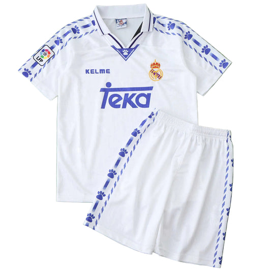 Equipamento Criança Retro Real Madrid CF Principal 96/97